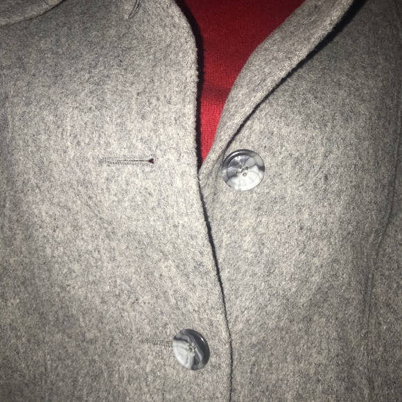 Beau Brem - Vintage Gray Lined Full Length Coat - Picture 3 of 7